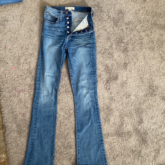 River & Thread Button down Flare Jean - Picture 2 of 6